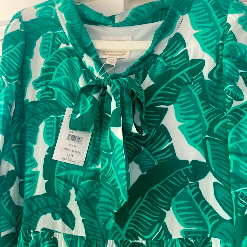 Fall floral print stands out in this chic and easy midi dress silhouette NWT - Picture 4 of 5